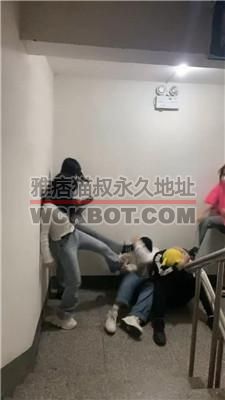 【精神小妹】3S虐双奴-楼道暴力踢踹虐打 bf41076