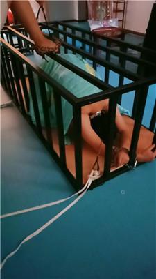 【艾斯】捆绑囚禁狗笼/踩踏喂食 JS240730-17