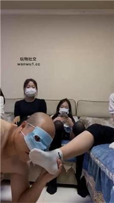 【精神小妹】多S学生群调-品尝原味棉袜/大力咬肉 JS240815-12