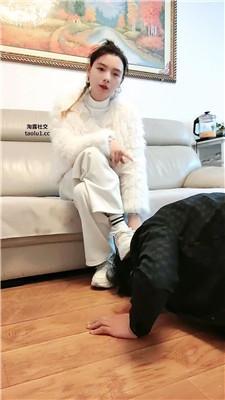 【紫烟】清理脏鞋白袜/骑马/脚下喂酸奶 bf47006