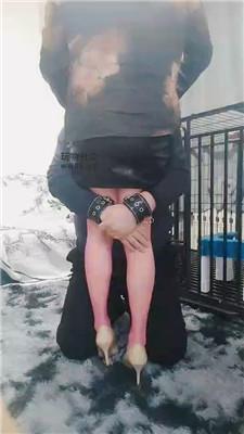 【百变小妈】捆绑囚禁狗笼/全体重踩踏 JS241229-13