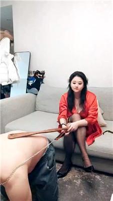 【艾佳大人】sp狗链遛狗-黑丝高跟虐 JS250228-1