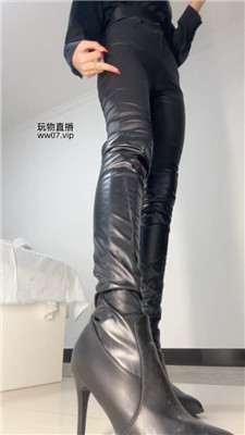 【酒鸽】皮裤皮靴    250308-6