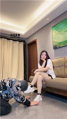 【素人抽水机】青春小主S-小白鞋黑棉袜虐 bf51946