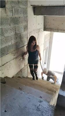 【魔鬼天使】户外废弃工地虐老狗 JS250607-4